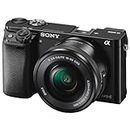 Sony Alpha 6000 Systemkamera (24 Megapixel, 7,6 cm (3") LCD-Display, Exmor APS-C Sensor, Full-HD, High Speed Hybrid AF) inkl. SEL-P1650 Objektiv schwarz