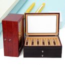 Latitude Run® 3 Layer Wood Display Case Holder Storage Collector Organizer Box 34 Fountain Pen Wood in Black | 14.37 H x 10.43 W x 7.48 D in | Wayfair