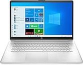 HP Laptop | Display FHD IPS da 17,3 pollici | AMD Ryzen 7-5700U | RAM DDR4 da 16 GB | SSD da 1 TB | Scheda grafica AMD | Windows 11 | Tastiera QWERTZ | Argento