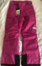 NorthFace  little girls fuschia pink insulated pants Brand New  Size L(12)