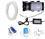 AquaDart RO Service Kit with Booster Pump/Motor - 100GPD Suitable for All Types of Water Purifiers + SMPS Adaptor - (24V DC, 2.5A + SLC Solenoid Valve 24v SV)