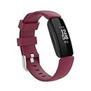 Tyogeephy Compatible con Silicona Correa Reemplazo Sport Suave Muñequeras Accesorios para mujeres hombres Fitbit Inspire 2 / Fitbit Inspire HR/Fitbit Inspire & Fitbit Ace 2
