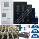Replacement Internal Battery Lot For iPhone 6 6S 7 8 X XS XR 11 Mini 12 13 +Tool