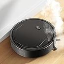 Robot Vacuum Cleaner with Spray Humidifier, 3 in 1 Household Robot Vacuum and Mop Combo, Intelligent Sweeping Robotic Vacuum for Pet Hair, Hard Floors, Carpets, Ultra Slim Quiet (Color : Black B)
