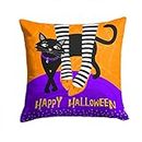 Caroline Treasures VHA3038PW1414 Halloween Witches Feet Patio-Furniture-Pillows, Multicolor