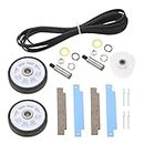 12001541 Dryer Drum Roller Kit, 306508 Drum Bearing Kit, WP6-3700340 Dryer Idler Pulley & WP33002535 Drum Belt, Replacement for Maytag Crosley Dryer Replace Parts 303373, 306508VP, 33001783, 33002535