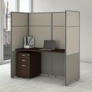 Bush Business Furniture Easy Office Desk Cubicle in Brown | 66.34 H x 61.02 W x 30.51 D in | Wayfair EODH26SMR-03K