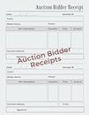 Auction Bidder Receipts: 200 Auction Receipts for Successful Bidders