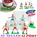 Players DIY Cupcakes Set of 9 Soccer Toppers Football Toppers for Birthday Cake
