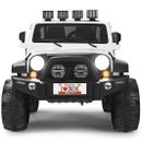 12V 2-Seater Ride on Car Truck with Remote Control and Storage Room-White - Col