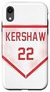 iPhone XR Clayton Kershaw Home Plate Gameday Clayton Kershaw Case