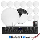 6-Zone Multi Room Ceiling Speaker System PV260BT Bluetooth Amplifier & 12x NCSS6