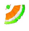 HIBA Tricolour Skirts for 4-5 Years Girls for Republic Day