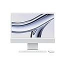 Apple 2023 iMac All-in-One Desktop Computer with M3 chip: 8-core CPU, 10-core GPU, 24-inch Retina Display, 8GB Unified Memory, 512GB SSD Storage, Matching Accessories. Works with iPhone/iPad; Silver