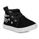 NEOBABY Casual Sneaker Shoes for 6 Months to 4 Years Kids Boys & Girls Black