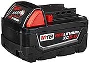 Milwaukee 18V M18 REDLITHIUM 5.0AH XC5.0 Extended Capacity Battery Pack - 48-11-1850 (1-Pack)