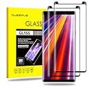 Note 9 Tempered Glass Screen Protector, QUESPLE [2 Pack] [3D Curved] [Anti-Scratch][High Definition] Tempered Glass Screen Protector for Galaxy Samsung Note 9