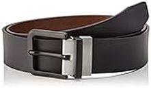 Levi's Louis Reversible Belt Cintura, Regular Black, 110 cm Men's