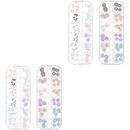 Nail accessories,4 Boxes Nail Accessories Decal Stickers Nail Decals Stickers Nail Art Supplies Nail Decor 3D Flowers for Nails Butterflies Nail Charm