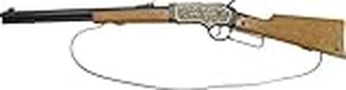 Bauer Spielwaren, 6085012 Captain Walker: fucile giocattolo, per cosplay di cowboy, sceriffo, per munizioni da 13 colpi, 73 cm, marrone/grigio (608 5012)