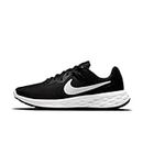 NIKE Revolution 6 Men's Running Trainers Sneakers Shoes DC3728 (Black/White-Iron Grey 003) UK7.5 (EU42)