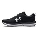 Under Armour Women's Charged Assert 10, (001) Black/Black/White, 6.5, US