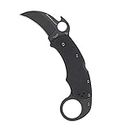 Spyderco 2160199 C170GBBKP Kara hawk G-10 Folder Blade Knife, Black, 2.35"