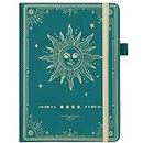 Password Book - Hardcover Password Book with Alphabetical Tabs for Internet Website Address Login, Pocket Size Password Keeper, 5.0" x 6.8", Password Organizer for Home Office Desk Use - Teal