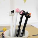 4 Pcs/set cute cartoon cat paws needle Pen School Office Supplies black ink