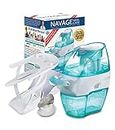 Navage Essentials Bundle - Navage Nasal Irrigation System - Saline Nasal Rinse Kit with 1 Navage Nose Cleaner, 30 Salt Pods and 1 Countertop Caddy