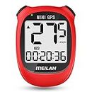 MEILAN M3 Mini GPS Bike Computer Wireless Cycling Computer Bicycle Speedometer and Odometer Waterproof Cycle Computer Bicycle Computer (Red)
