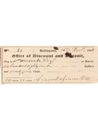 Charles Carroll of Carrollton 1828 Signed Bank Check - Declaration Signer