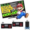 FYURI Plug & Play Wireless Video Games for Kids, Hdmi Stick with Video Game for Tv Gaming, 2 Player Pad Controllers Free 620 Classic Games Best Gaming Console with New Game Stick Hand Held Console