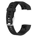 Meiruo Bracelet Wristband for Garmin vivosmart HR Plus/Garmin Approach X10 / Garmin Approach X40, Black