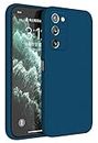 Topme Funda para Samsung Galaxy Note20 (6.7" Inches) Carcasa Caja Case Estuche, Funda Protectora de Piel de Silicona TPU - Azul Zafiro