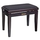 Roland Rpb-220Rw Piano Bench with Velour Seat, Rosewood