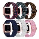 Stretchy Bands Compatible With Fitbit Versa 2 Bands For Women Men, Adjustable El