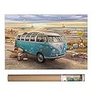 EuroGraphics Love & Hope VW Bus Poster 36 x 24 inch