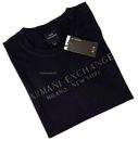 Armani Exchange Milano NY Men's Cotton Short Sleeve Crew Neck T-Shirt_ Black