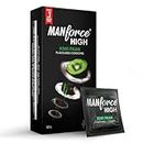 Manforce High Kiwi Paan Flavoured Condoms for Men| 10 Count| Ultra Thin| Lubricated Latex Condoms For Her Enhanced Pleasure
