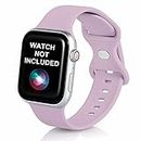 VEMIGON Watch Strap Compatible with Apple Watch Straps 45mm 44mm 42mm 49mm 41mm 40mm 38mm, Soft Silicone Sport Bands for iWatch Ultra 2/Ultra, Series 9 8 7 6 5 4 3 2 1 SE SE2 (Watch Not Included)