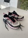 Girls Teens Nike Trainers Running Shoes Size 2.5 Pink And Black Mix