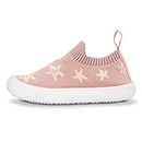 Jan & Jul Baby Sneakers for Girls, Flexible and Light-Weight (Starfish, Size: 5 Toddler)