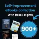 900+ Self-Improvement Digital Books Bundle, PLR Collection Make Money Online