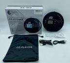 Reproductor de CD portátil Sunoony con Bluetooth Reproductor de CD Transmisor FM para automóvil CD-35