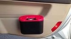 Ritmo Car Trash Bin Car Interior Accessories Car Dustbin | ABS Garbage Box Universal Size, Fits in All Cars, Assorted (500 ml, Multicolour)