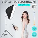 Photography Led Softbox Lighting Dimmable Soft Box Light Stand Video Studio Kit
