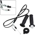 Universal Motorcycle Hand Grip &Throttle Cable For Gy6 125-150cc Scooters Mopeds
