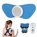 Soterix Medical PainX TENS Unit EMS Muscle Stimulator Relaxer - Portable Wireless, Pain Relief for Knee, Neck, Back, Face Remote Control, Rechargeable Snap On Electrode Pad Home Treatment FSA Eligible