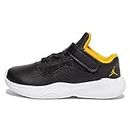 Nike boys Jordan 11 Cmft Low (Infant/Toddler), Black/Taxi/White, 5 Toddler